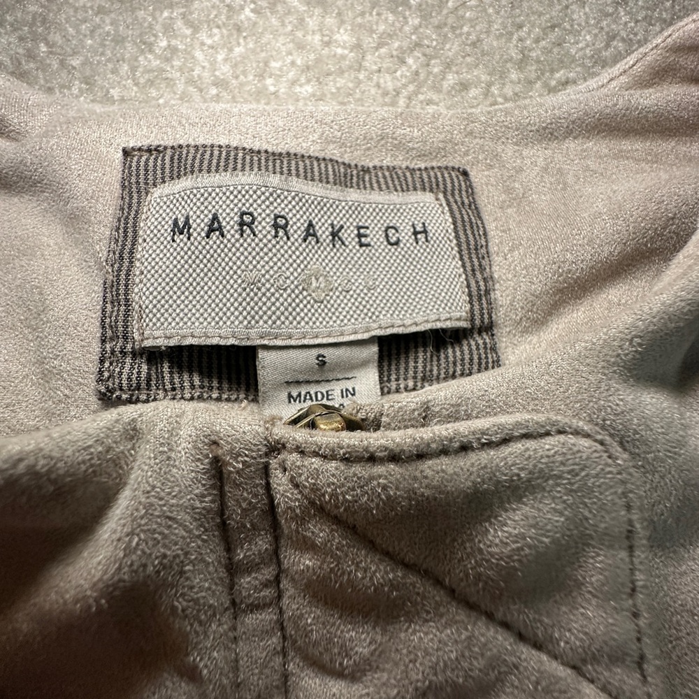 Marrakech Bomber Jacket - Women’s Size Small - Light Tan - Picture 2 of 7